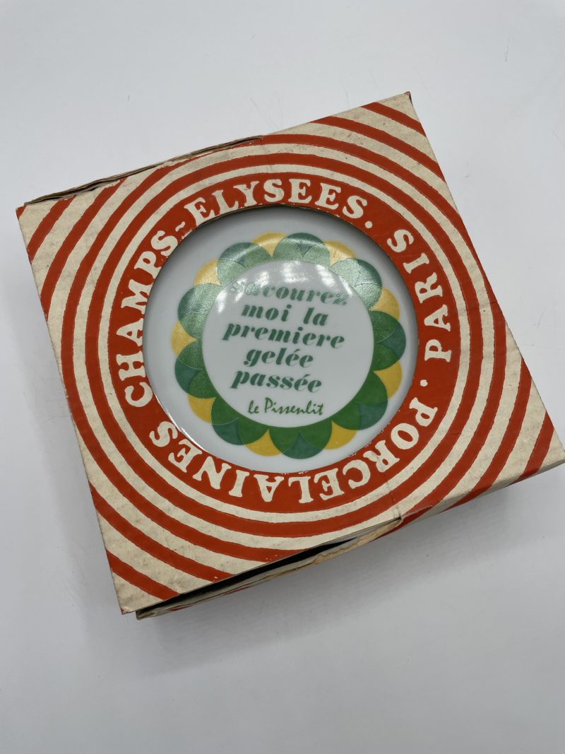 6 assiettes à salade porcelaine Champs Élysées Paris – Image 2
