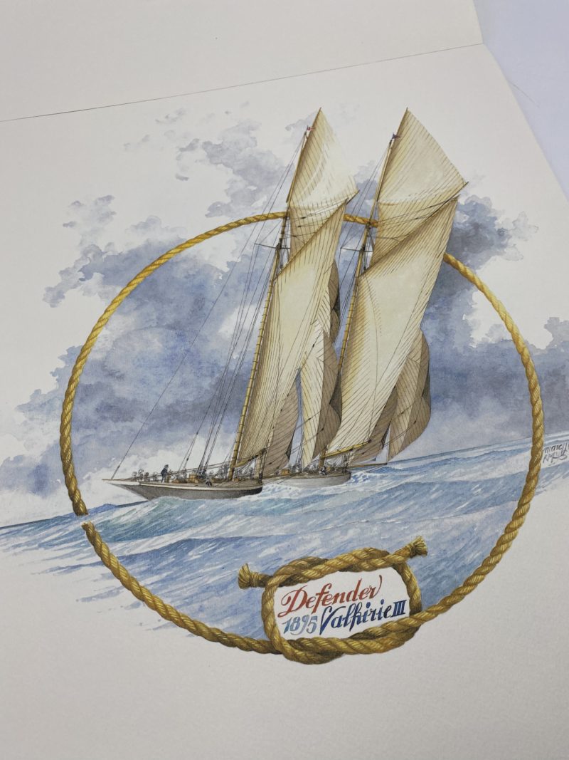Calendrier vintage Voiles et Voiliers 1987 – Image 5