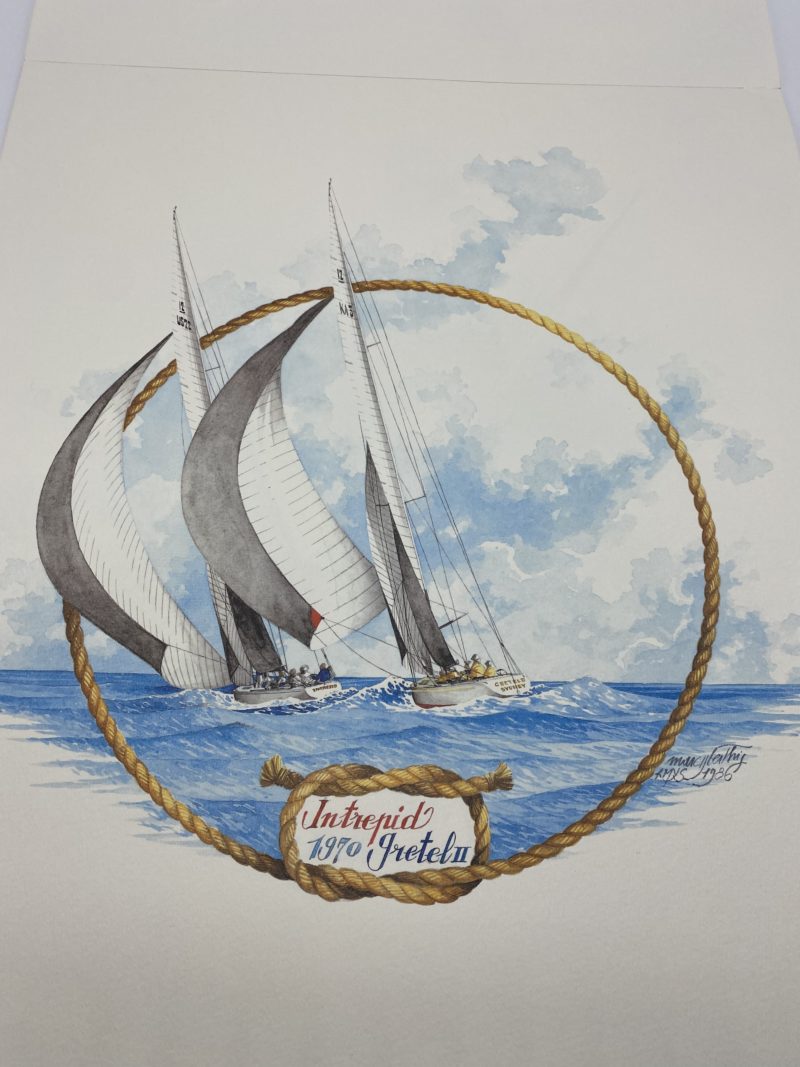 Calendrier vintage Voiles et Voiliers 1987 – Image 4