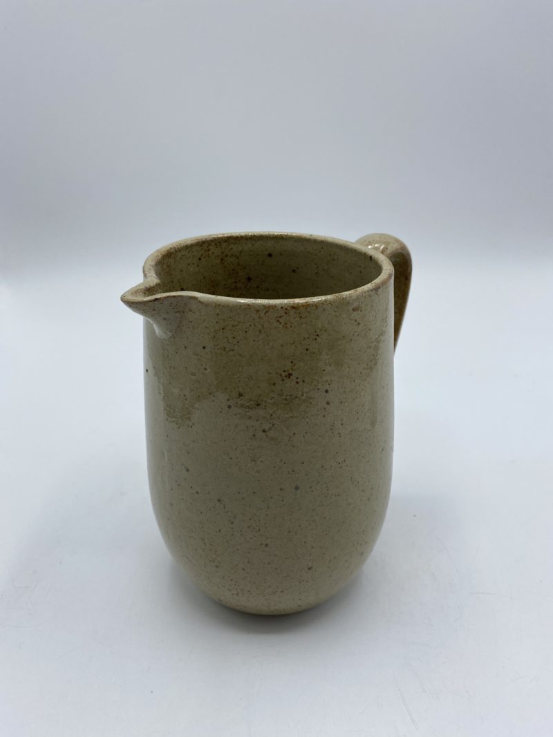Carafe grès verni beige vintage – Image 4
