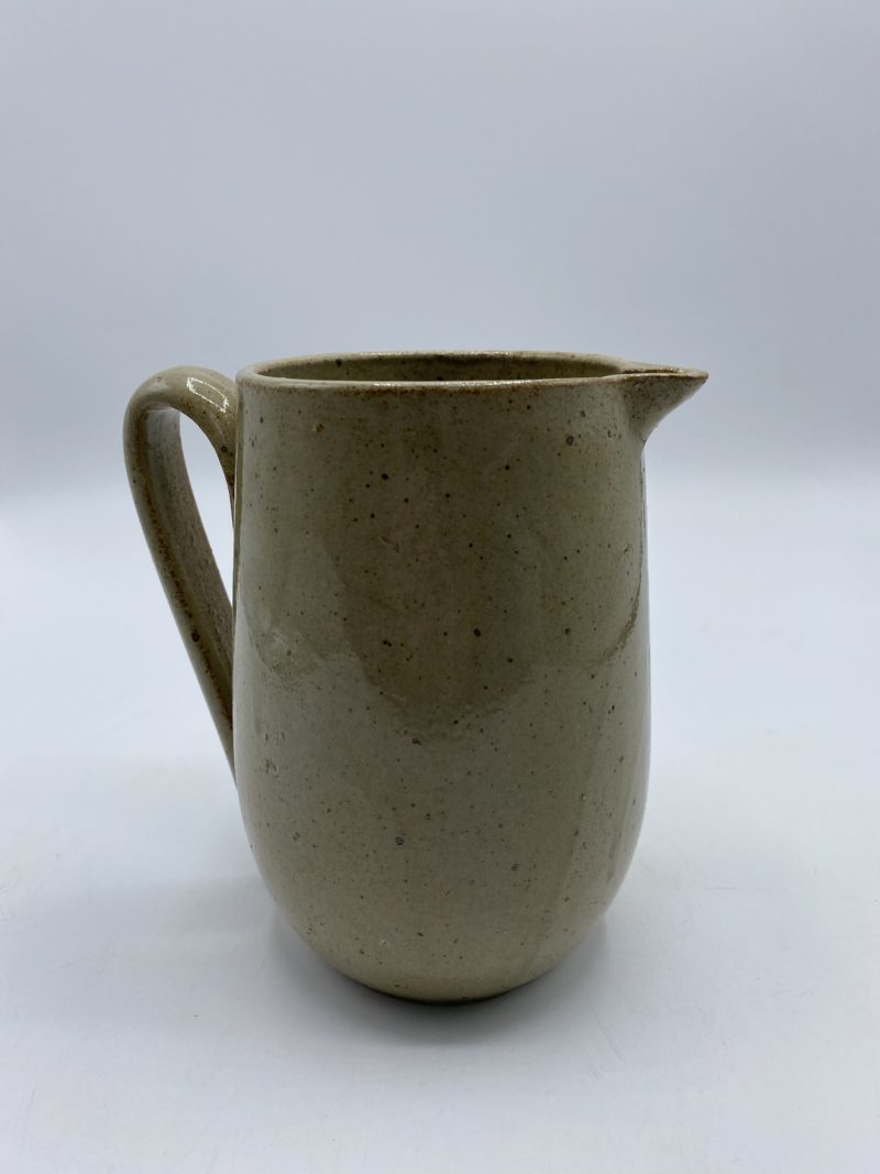 Carafe grès verni beige vintage – Image 5