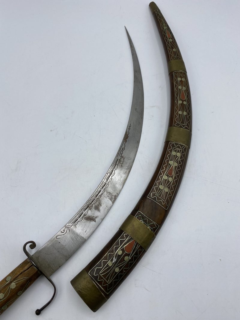 Epée lame courbe Afrique du Nord – Image 6