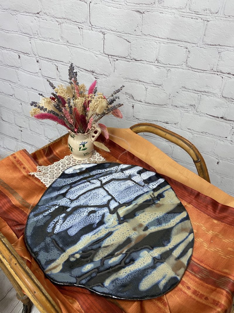 Grand dessous de pat céramique et poterie