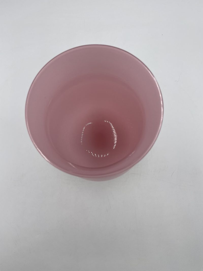 Grand vase en opaline rose – Image 7