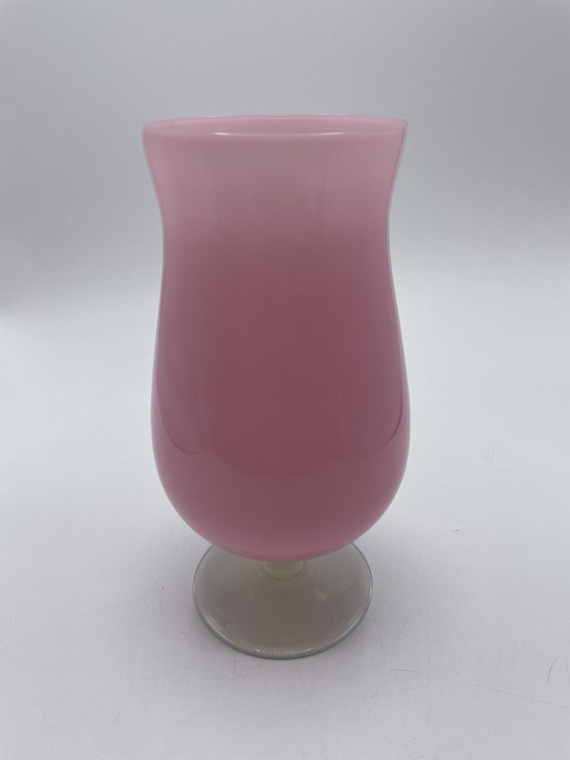 Grand vase en opaline rose – Image 5