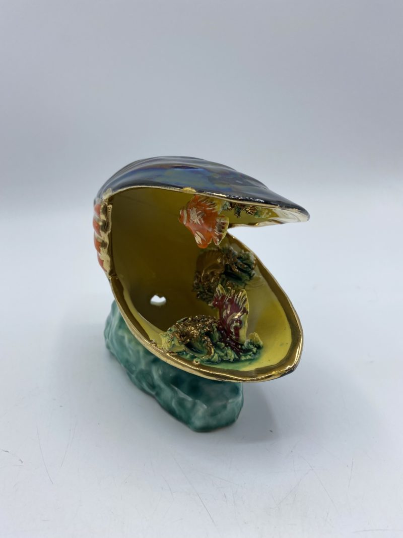 Duo petites lampes coquillages Vallauris – Image 3