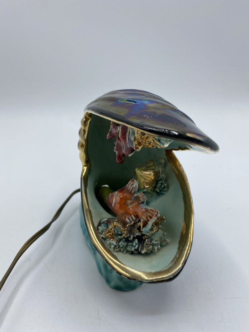 Duo petites lampes coquillages Vallauris – Image 4