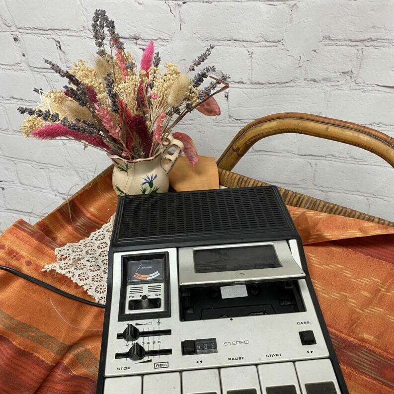Magnétophone vintage Grundig cassette tape CR 485 STEREO