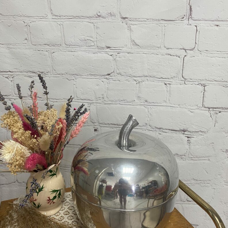 pomme glaçon inox vaisselle vintage