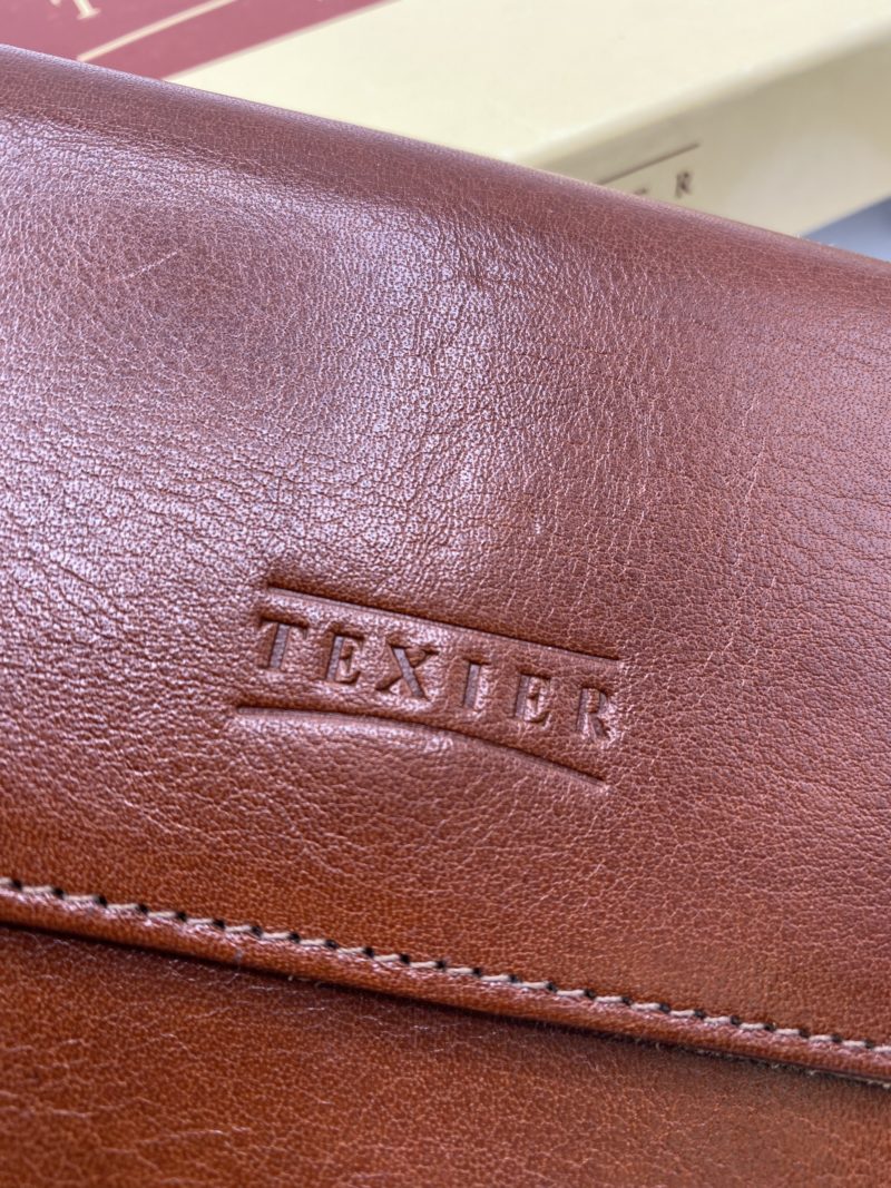 Portefeuille Texier cuir lisse cognac – Image 2