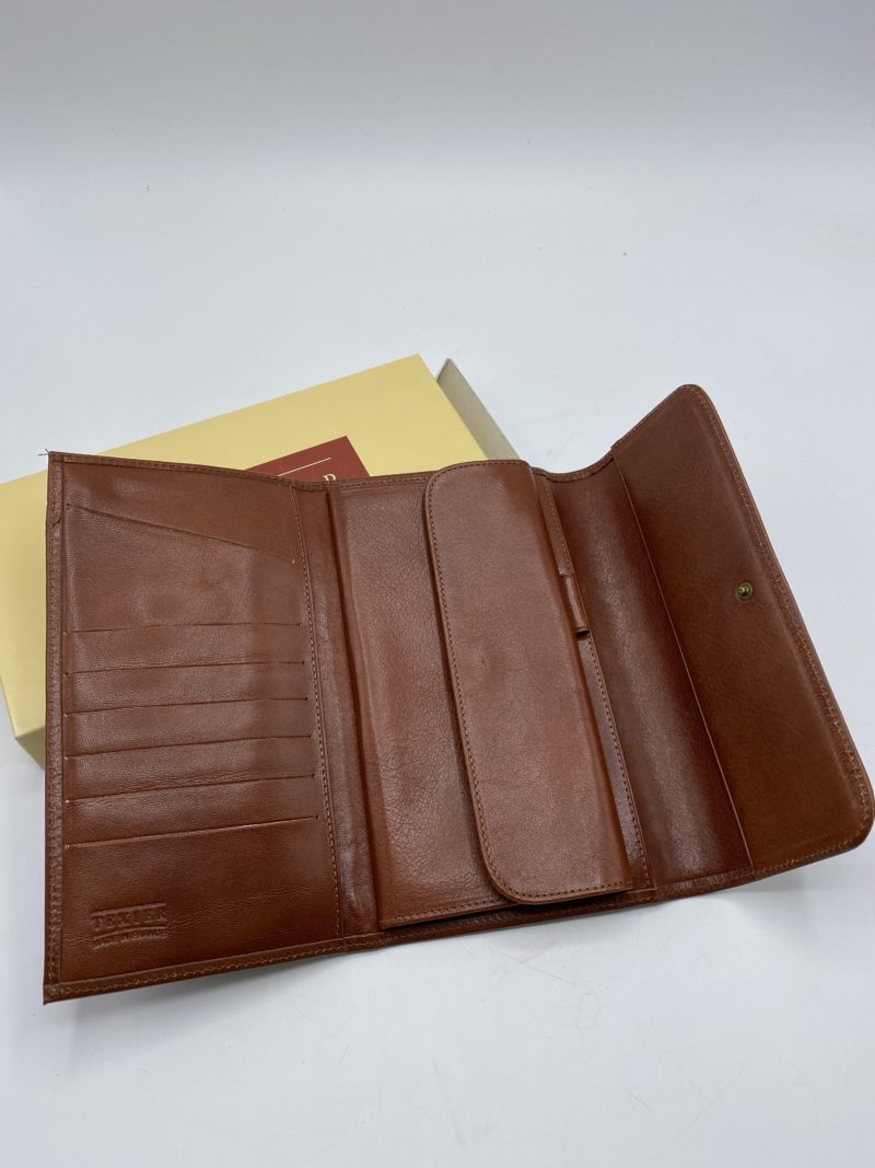 Portefeuille Texier cuir lisse cognac – Image 7