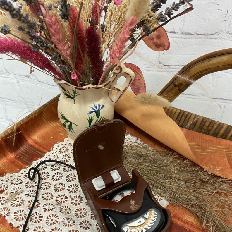 Posemètre vintage Chauvin Arnoux étui en cuir