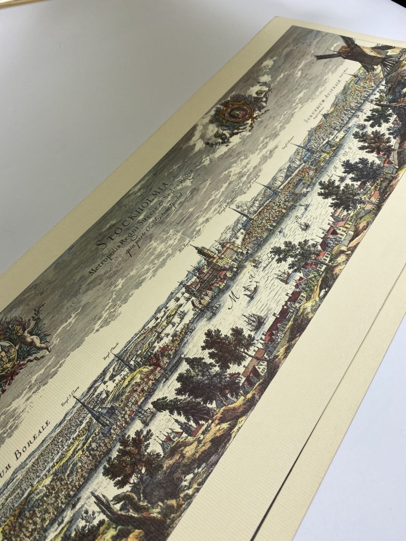 Lot de 13 reproductions gravure cartes et paysages villes et villages 1563 – Image 7