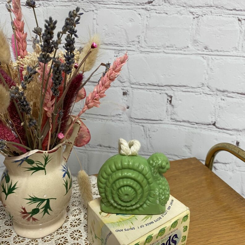Savon vintage AVON escargot vert