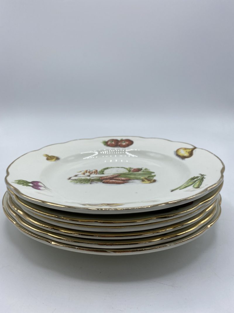 Service 6 assiettes légumes potager – Image 6