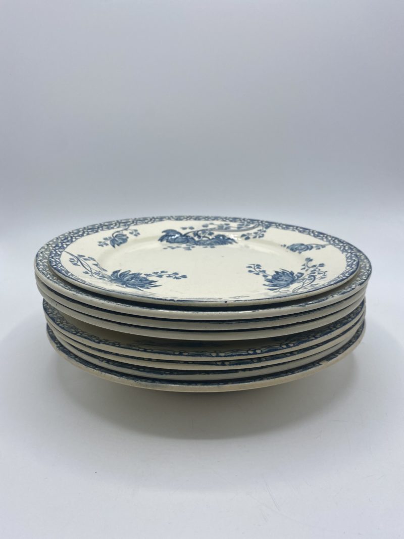 Service ancien 15 pièces Gien faïence Delft – Image 13