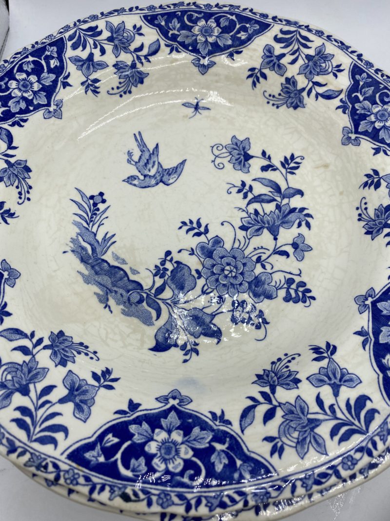 Service ancien 15 pièces Gien faïence Delft – Image 9