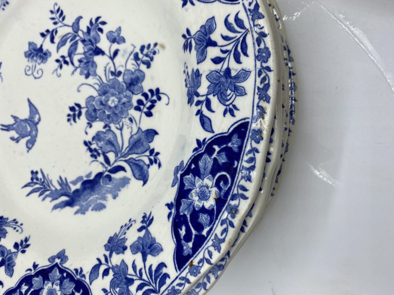 Service ancien 15 pièces Gien faïence Delft – Image 11
