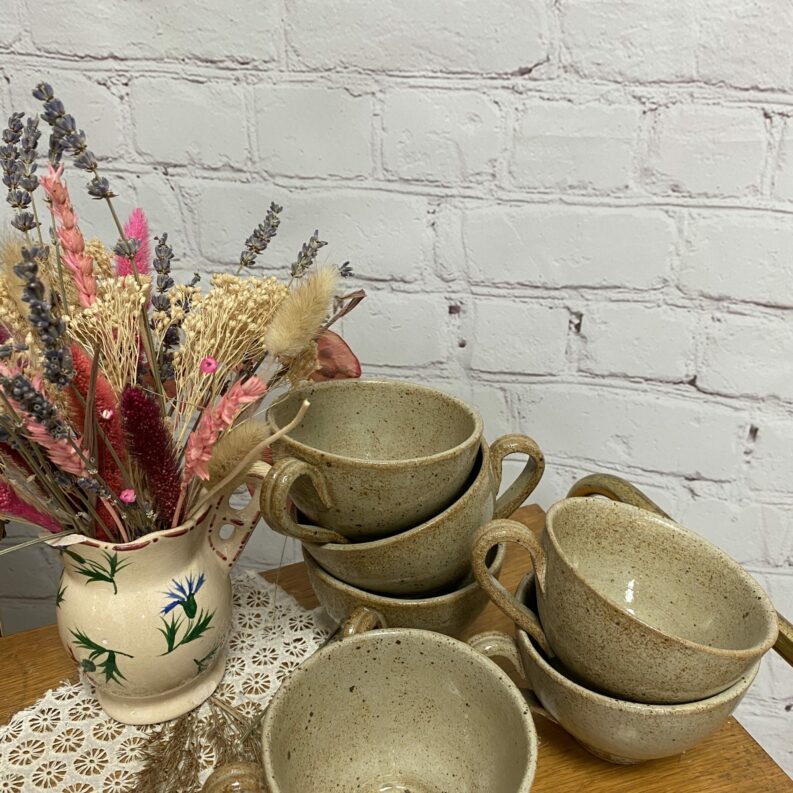 tasse gres vaisselle vintage cafe
