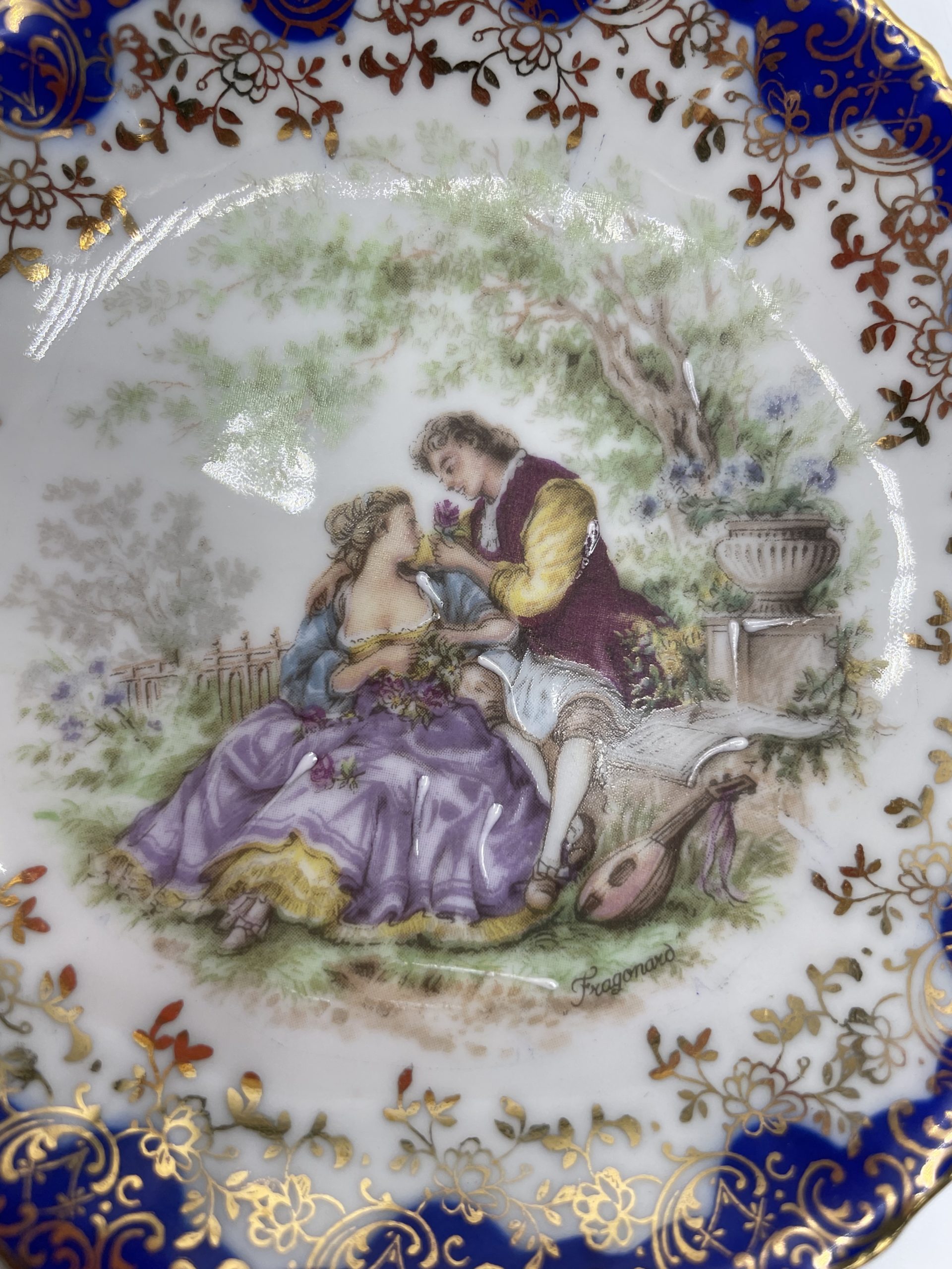 Duo petites coupelles assiettes miniatures porcelaine Limoges – Image 6