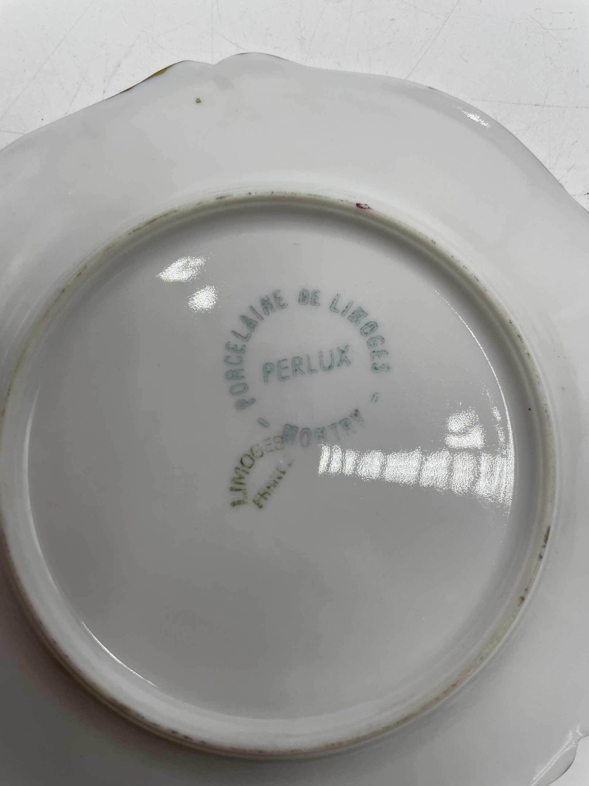 Duo petites coupelles assiettes miniatures porcelaine Limoges – Image 7