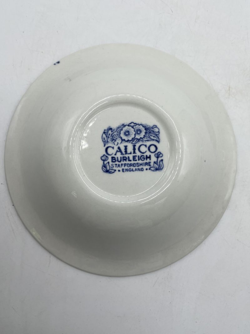 Duo coupelles faïence anglaise Calico Burleigh – Image 8
