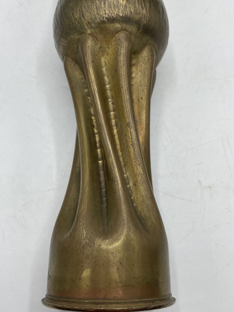 Duo sculptures douilles d'obus en laiton – Image 15