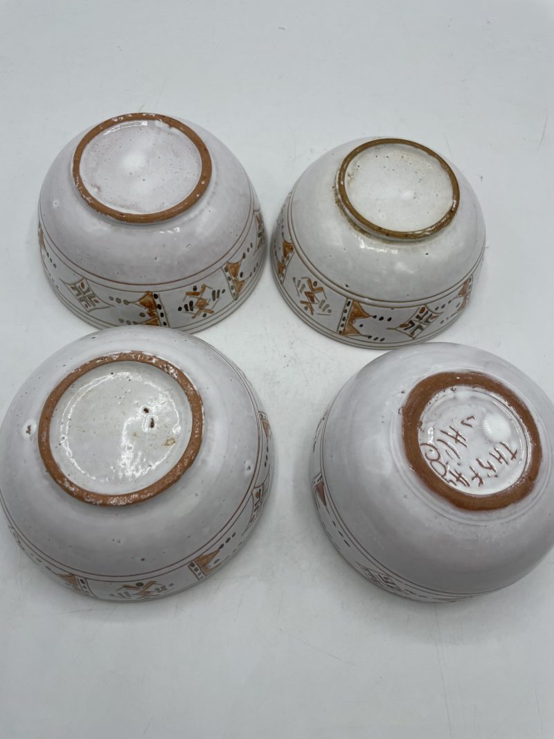 Lot de 4 bols terre cuite vernissée – Image 5