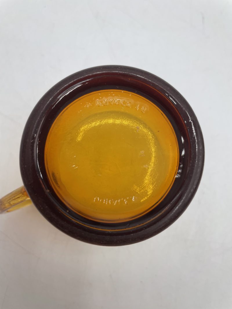 Lot 4 tasses à café vintage Duralex verre ambre – Image 7