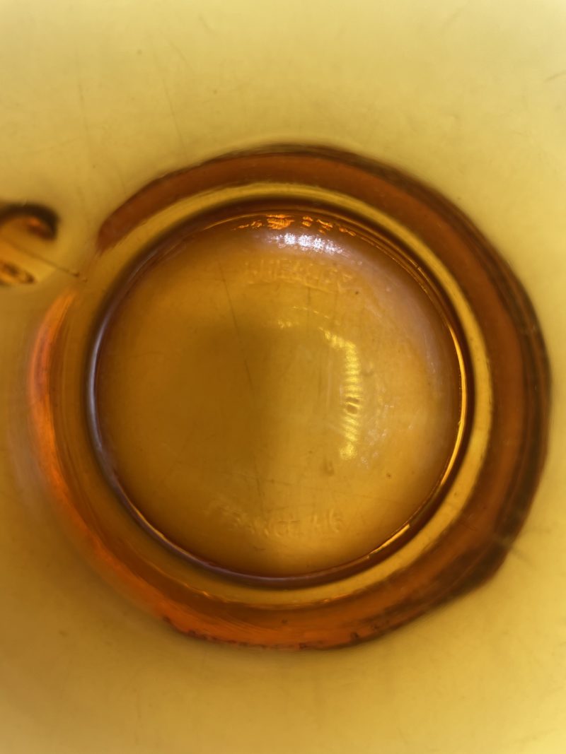 Lot 4 tasses à café vintage Duralex verre ambre – Image 6