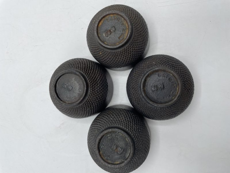 Lot de 4 verres à thé en fonte esprit zen – Image 8