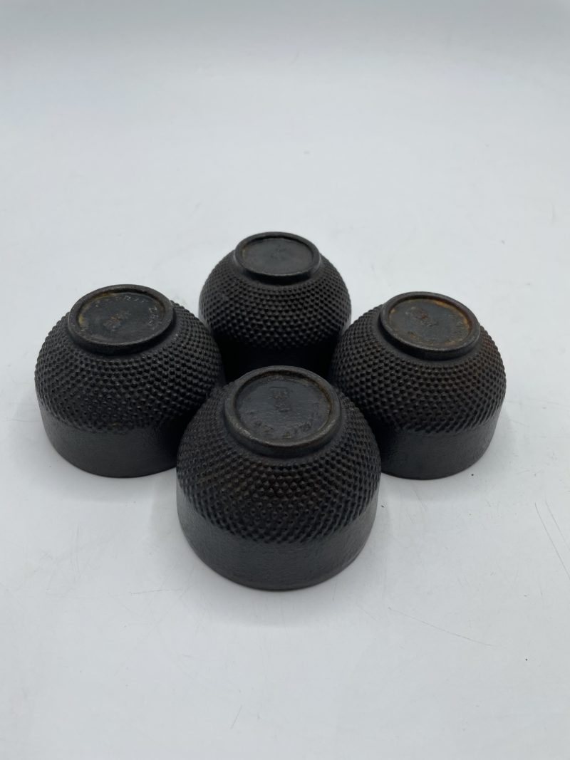 Lot de 4 verres à thé en fonte esprit zen – Image 7
