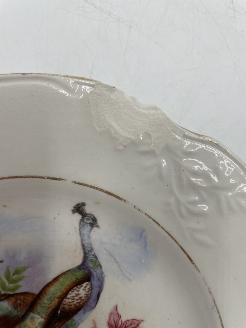 Lot 6 petites assiettes Moulin des Loups Hamage Orchies motif oiseaux – Image 6