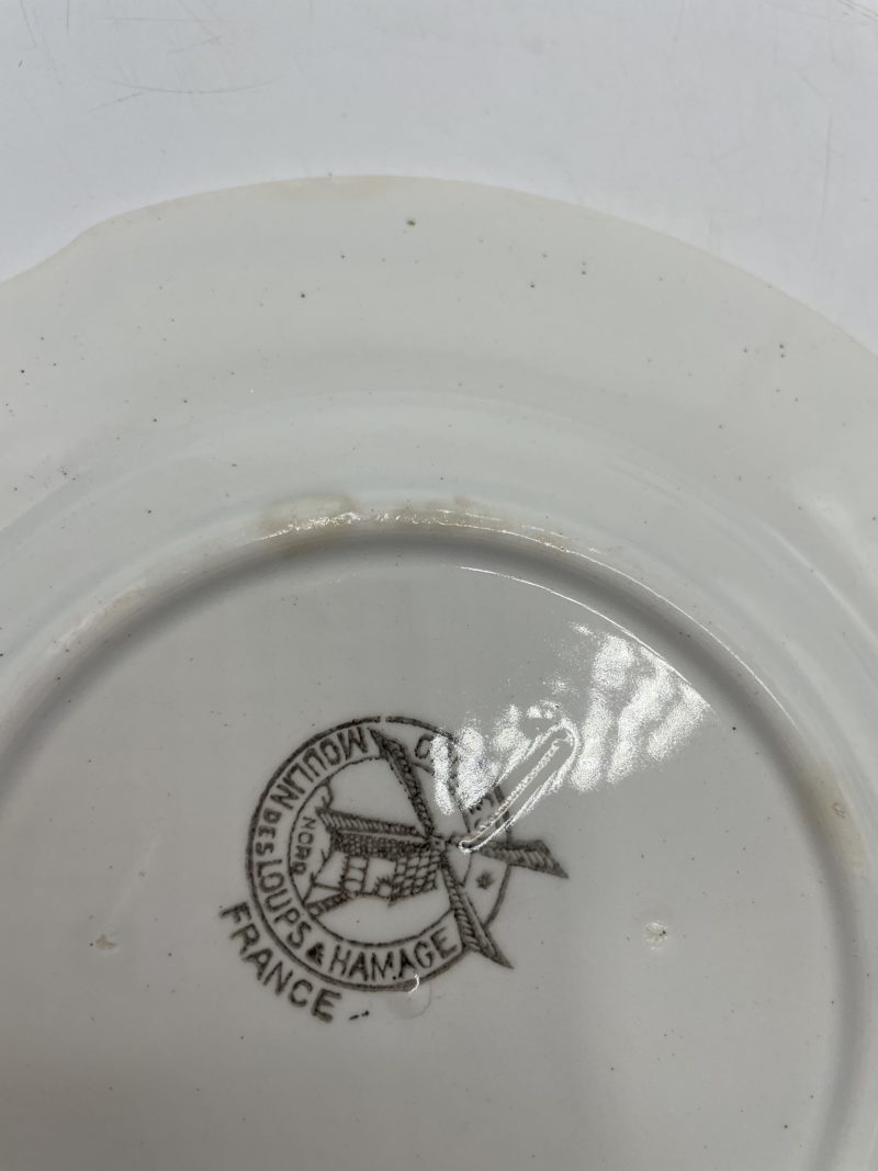 Lot 6 petites assiettes Moulin des Loups Hamage Orchies motif oiseaux – Image 15