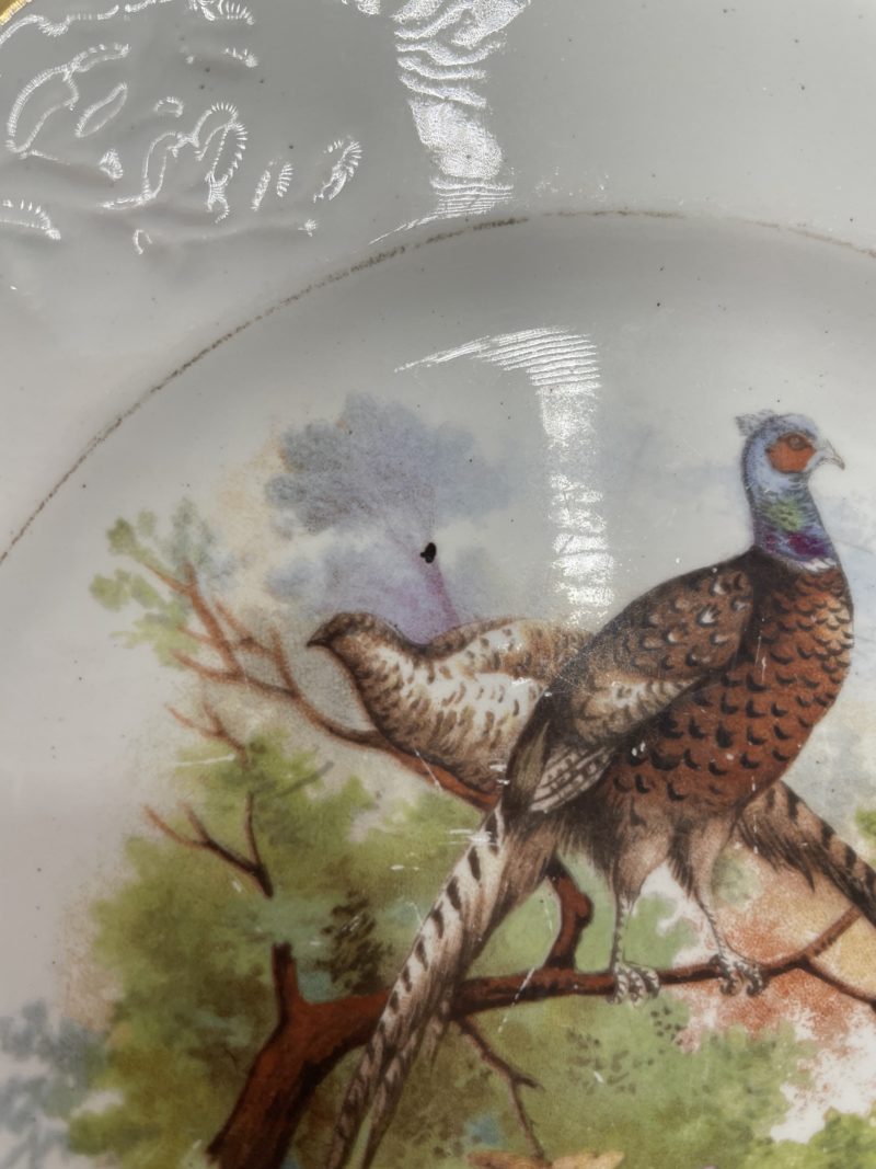 Lot 6 petites assiettes Moulin des Loups Hamage Orchies motif oiseaux – Image 14