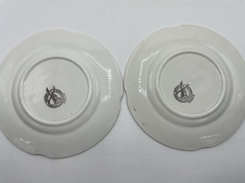 Lot 6 petites assiettes Moulin des Loups Hamage Orchies motif oiseaux – Image 19
