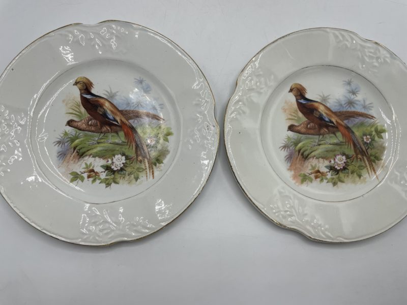 Lot 6 petites assiettes Moulin des Loups Hamage Orchies motif oiseaux – Image 7