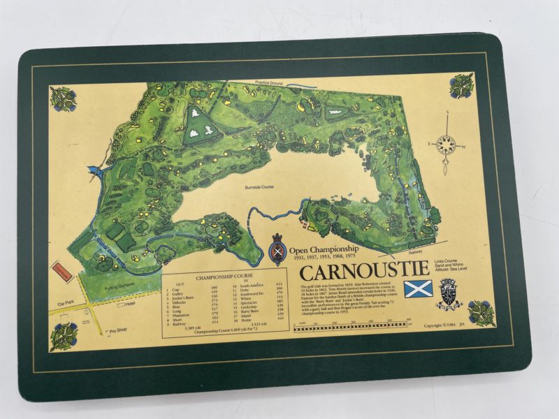 Lot de 6 sets de table The Scottish collection Golf Club Interchasse – Image 9