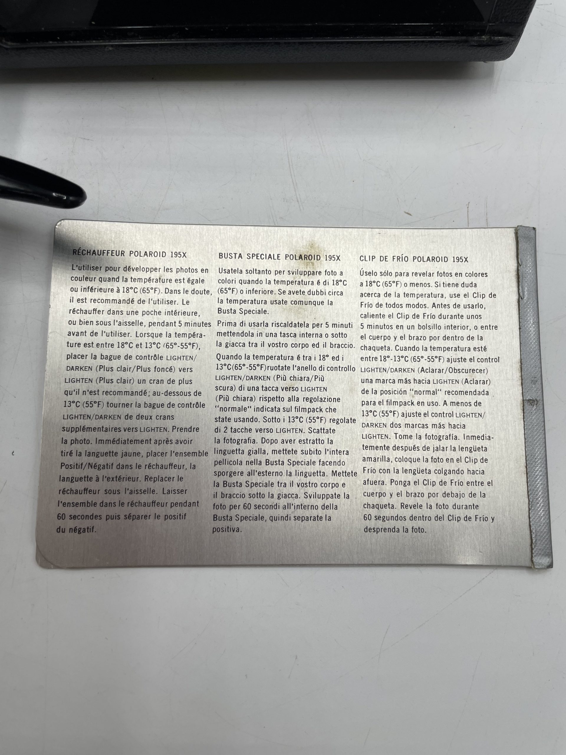 Boîtier appareil photo vintage Polaroid Colorpack 80 – Image 18