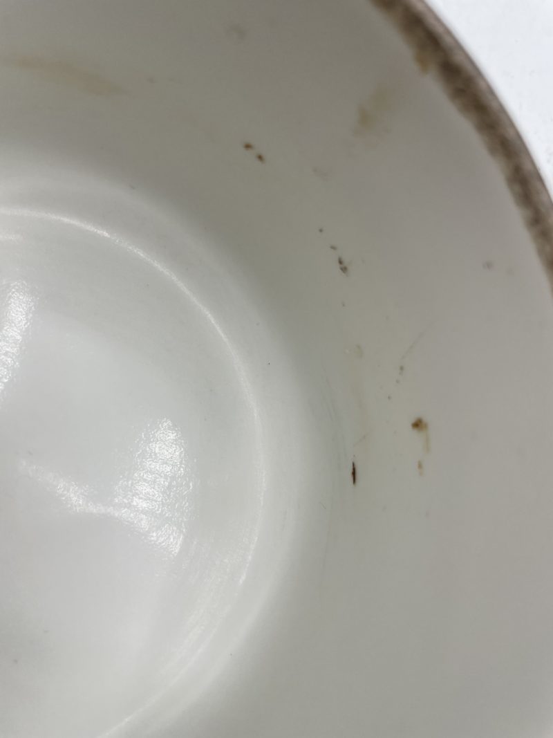 Petite casserole poêlon en porcelaine blanche aluminite Frugier Limoges – Image 5