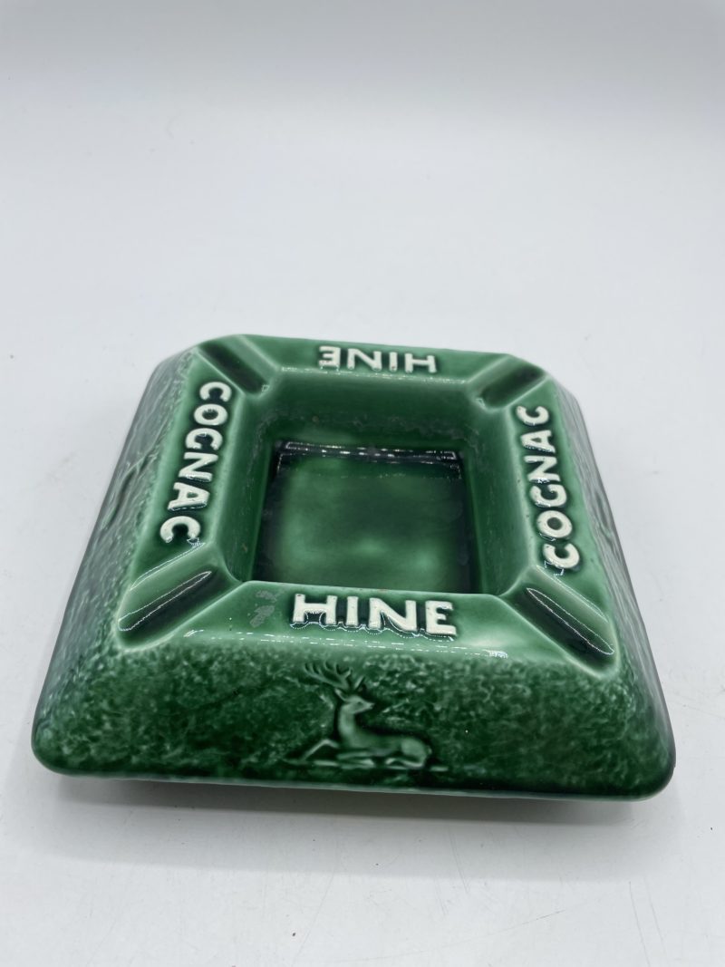 Ancien cendrier de comptoir céramique Sarreguemines Cognac Hine – Image 3