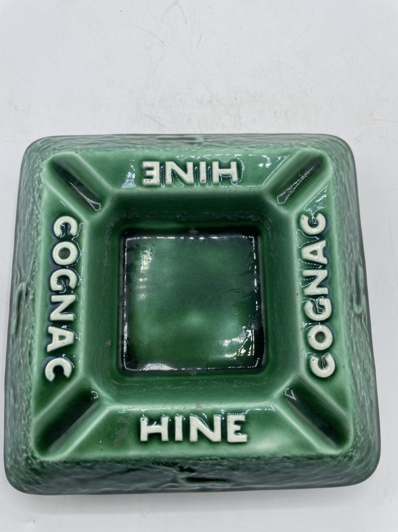 Ancien cendrier de comptoir céramique Sarreguemines Cognac Hine – Image 4