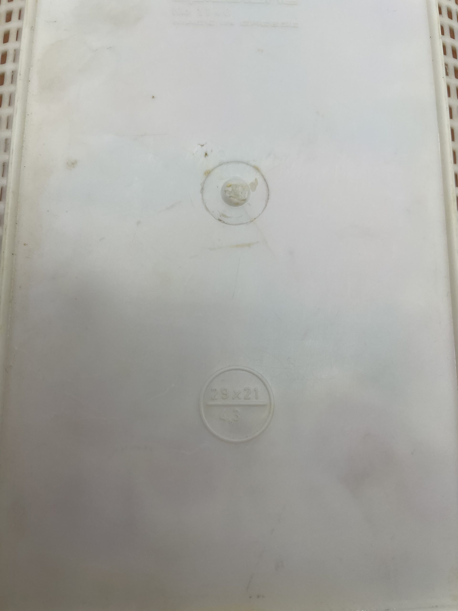 Petite panière à pain vintage kitch plastique et scoubidou motifs fruits – Image 4