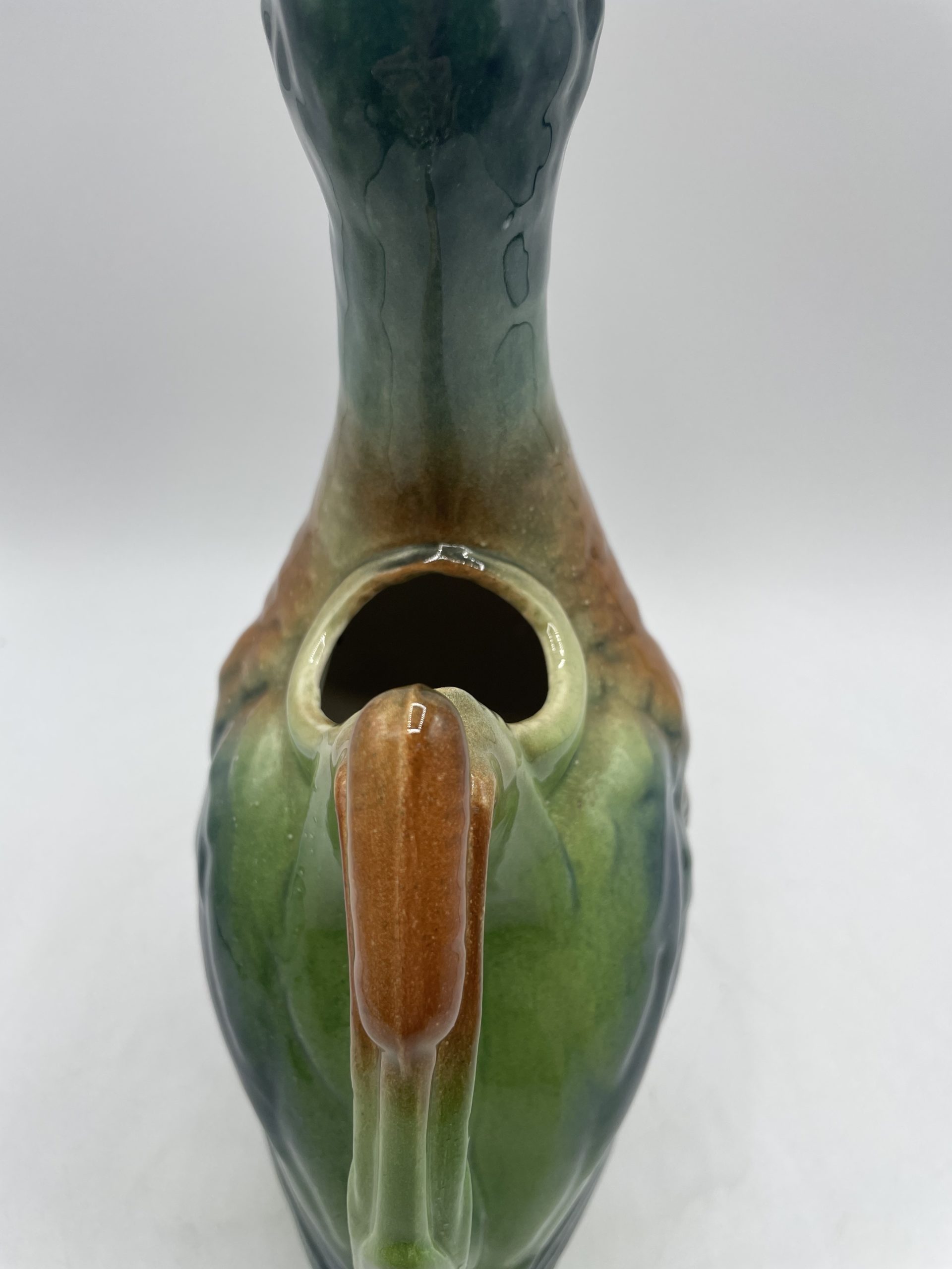 Pichet cruche barbotine canard vintage – Image 3
