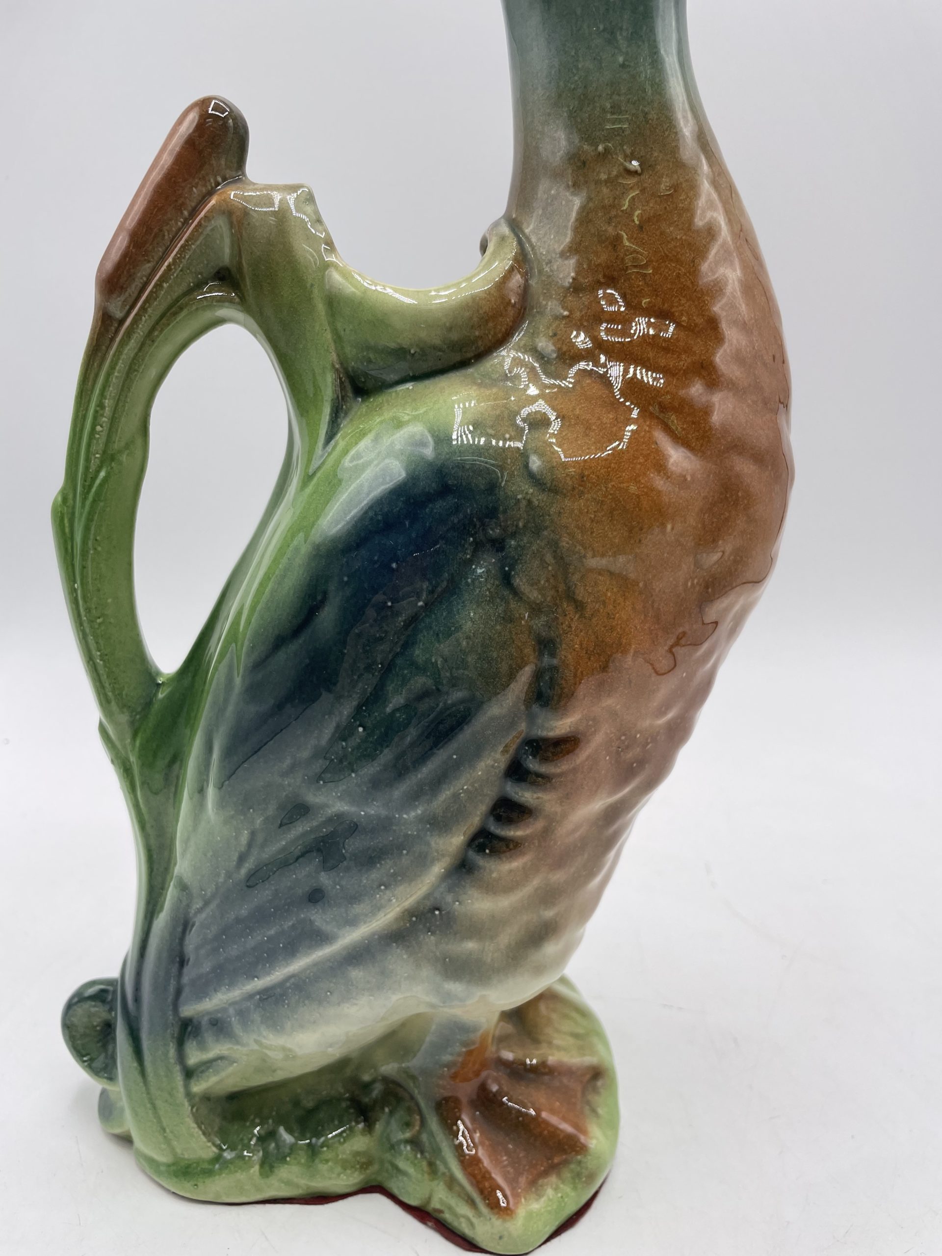 Pichet cruche barbotine canard vintage – Image 11
