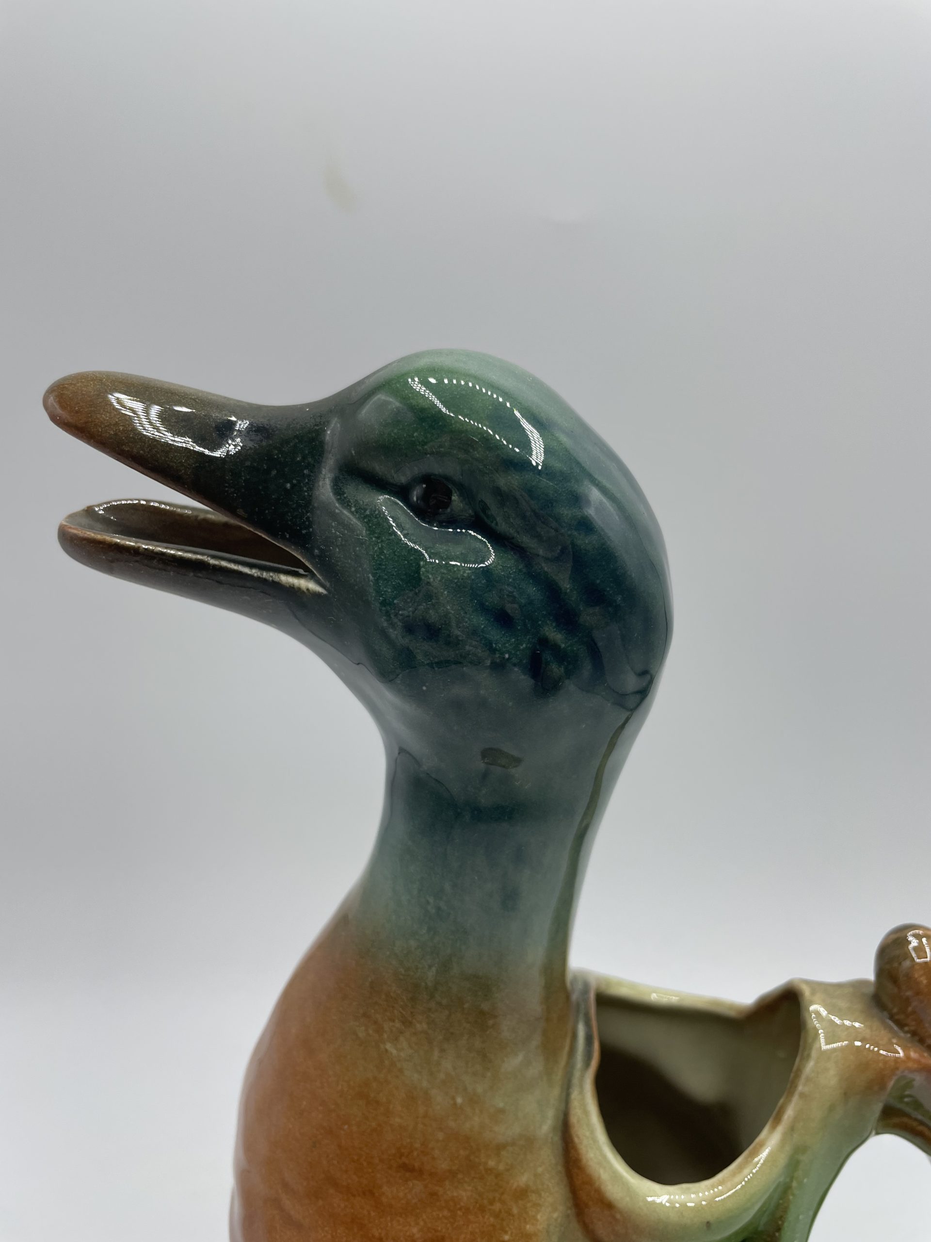 Pichet cruche barbotine canard vintage – Image 10