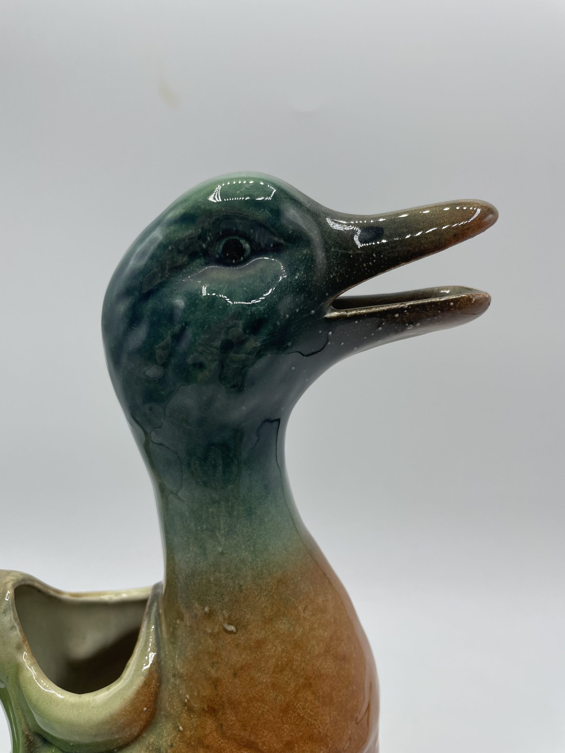 Pichet cruche barbotine canard vintage – Image 6