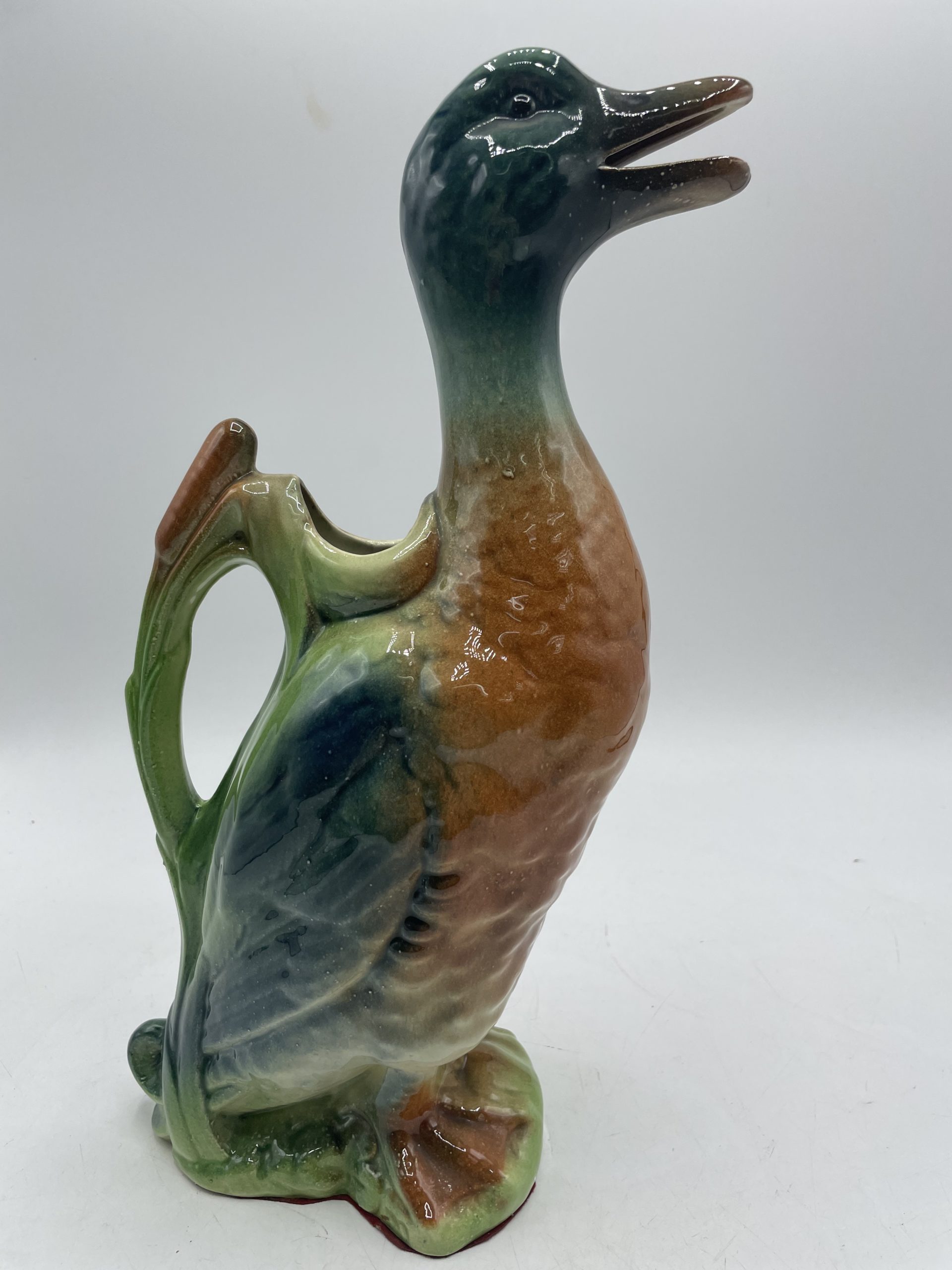 Pichet cruche barbotine canard vintage – Image 5