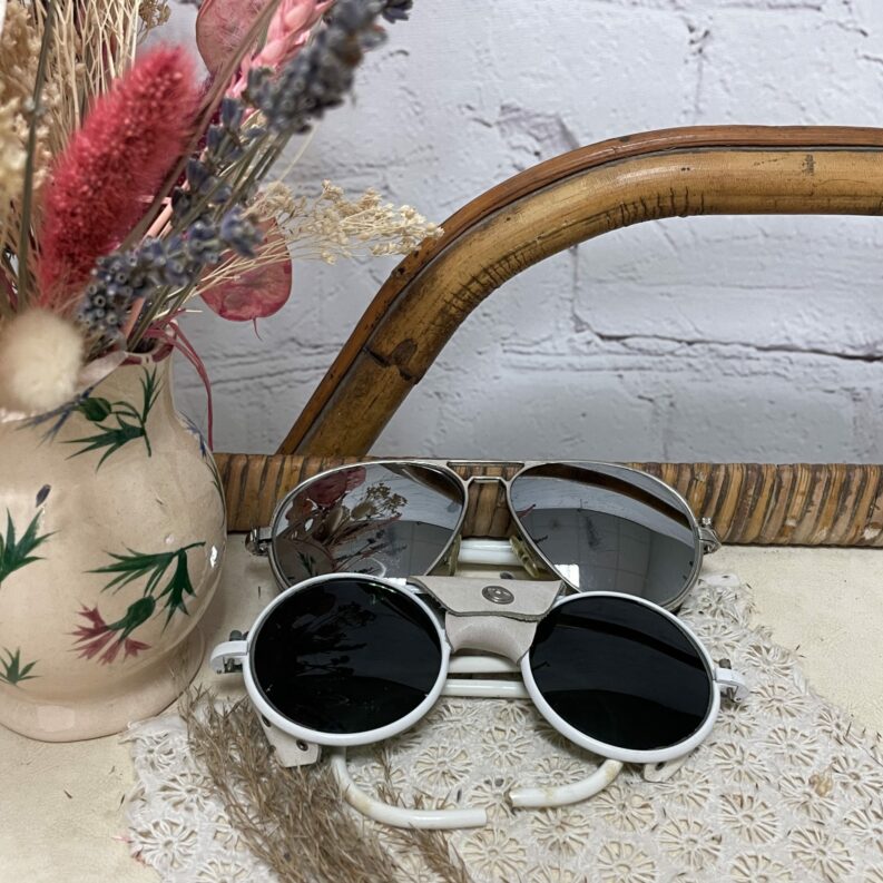 DUo lunettes solaire ski glacier vinatge loubsol cébé (10)