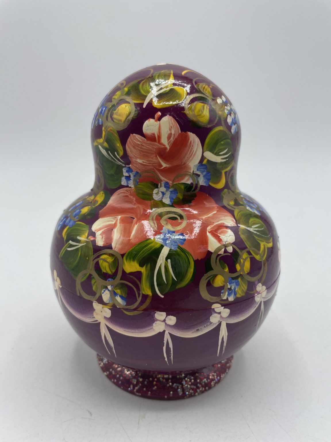 BODHIS Poupée Gigogne Poupée Russe Matryoshka Set Poupées Russes En Bois A La Main 10 Pieces Pour Jouet Anniversaire Noel Dec Am
